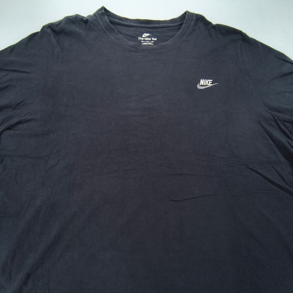 Nike Tee Graphic Casual Crew Neck Short Sleeve Shirt Mens Size 2XL Black